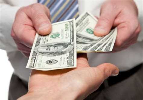 LARGE CASH PAYMENT .